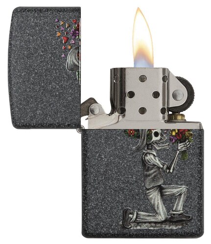 Encendedores Zippo pareja de calaveras dia de muertos 