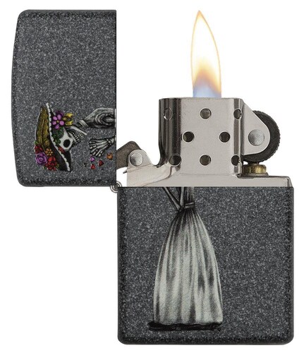 Encendedores Zippo pareja de calaveras dia de muertos 