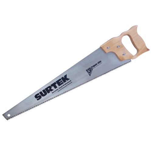 Serrucho Triple Filo 24pulg Mango Madera Herramienta Surtek
