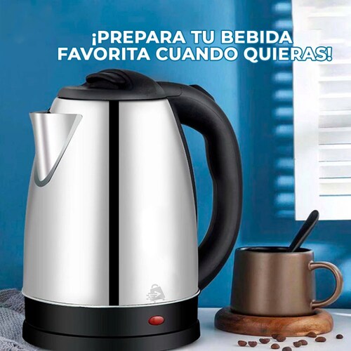 Jarra Tetera Cafetera Eléctrica 2L Calienta Agua Rapido.
