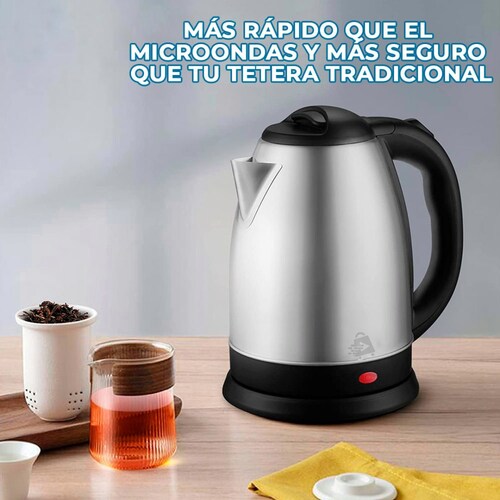 Jarra Tetera Cafetera Eléctrica 2L Calienta Agua Rapido.