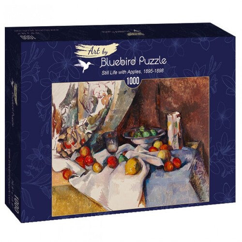 Rompecabezas Still Life with Apples Cézanne Bluebird 1000 pz