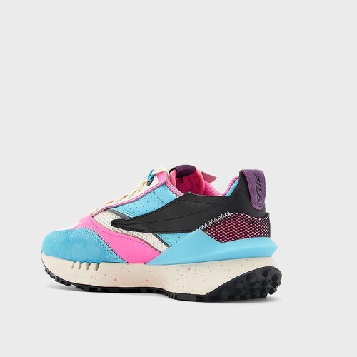 Tenis Fila Renno N Generation Azul Rosa Negro de Dama Original.