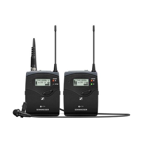 Micrófono Sennheiser EW112P G4-B inalámbrico de micrófono Lavalier con zapata para cámara