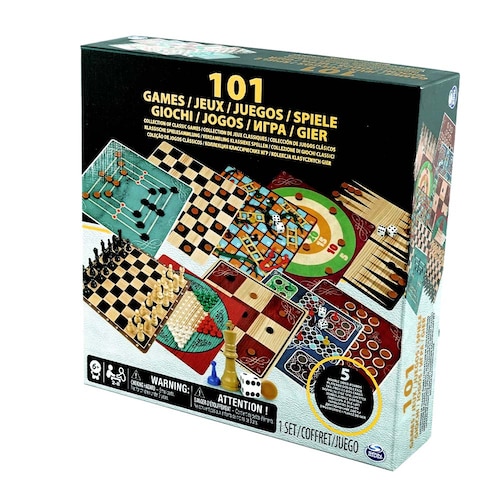 juego de mesa spin master set de 101 juegos 606534 - VIU Tienda Online