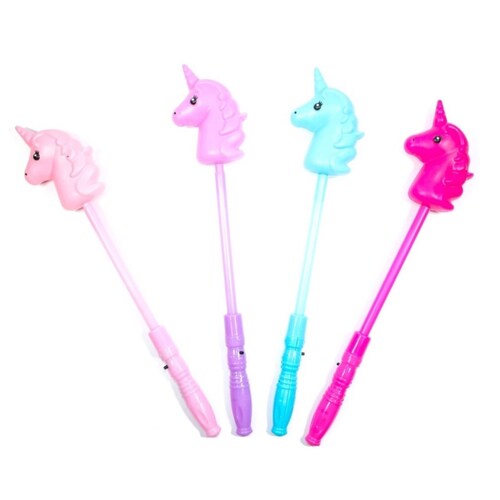 6 Varita De Luz Led Unicornio Juguete Fiestas.