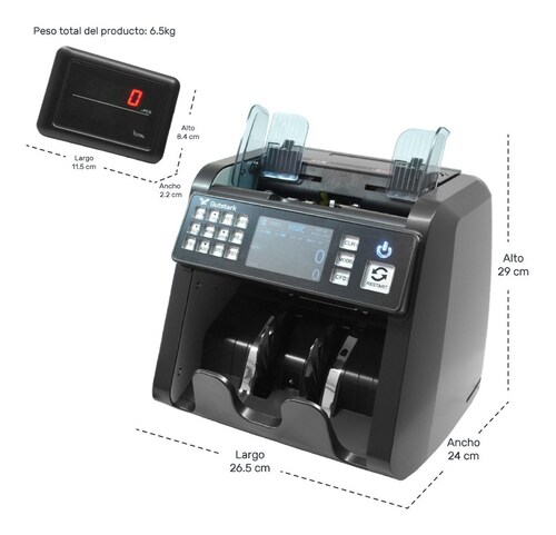 Contadora Profesional 1200 Billetes X Minuto Multidivisa