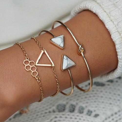 Pulseras FUNBU Boho Multicapa Niñas 4pc