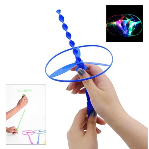 10 Hélice Con Luz Juguete Económico Piñata Fiesta Cumple