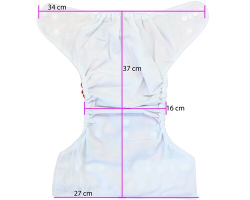 Pañales de tela para bebés con insertos noctunos y  rollo mas wetbag ecobaby original.