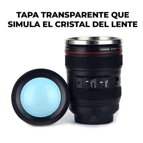 Termo En Forma De Lente De Cámara.