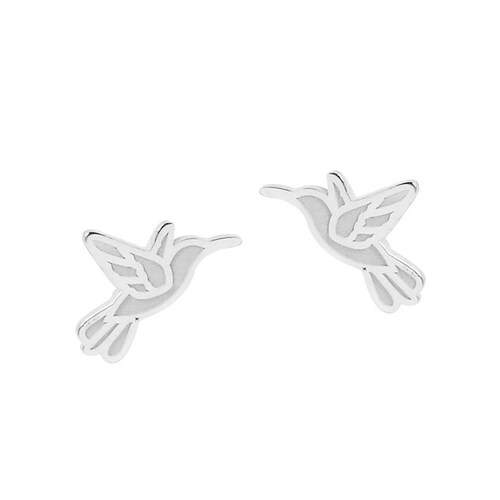 Broqueles Suerte Colibrí de plata .925, Joyería para Mujer de Anante Joyería