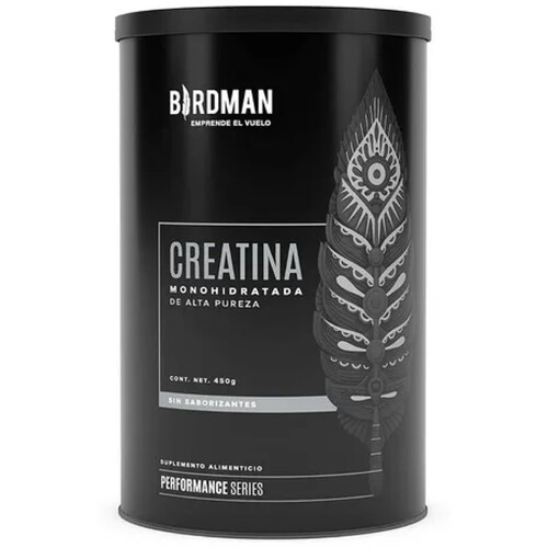 Suplemento en polvo Birdman Performance Creatina Monohidratada en lata de 450g