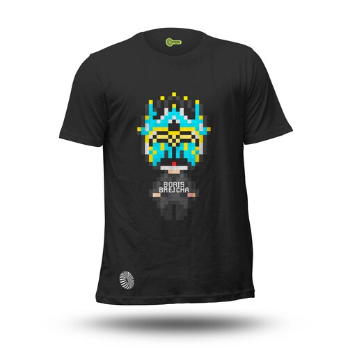 Playera Boris Brejcha Pixel Up Down Jumper T-shirt