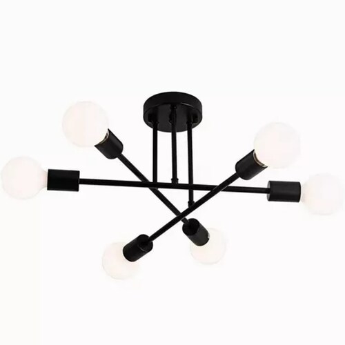 Lámpara De Techo Colgante Y Moderna Con 6 Luces