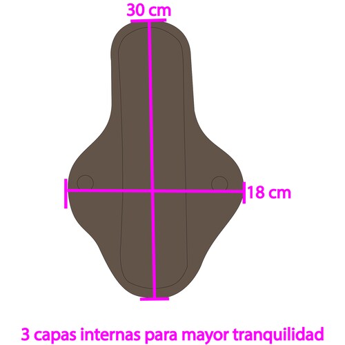 Toallas sanitarias femeninas de tela nocturnas y regulares ecobaby original