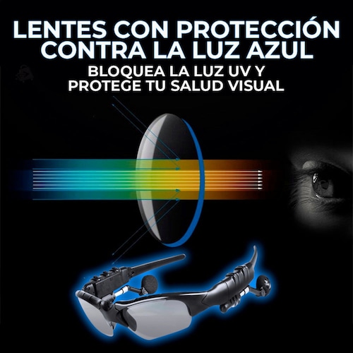 Lentes De Sol Con Audífonos Bluetooth