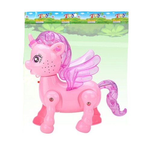 Unicornio Ponny De Luz Juguete Musical Con Movimiento