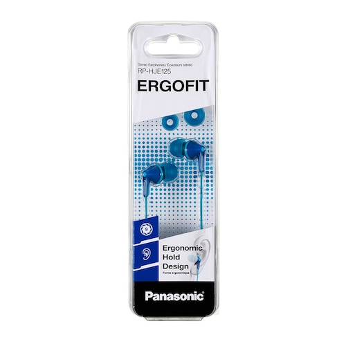Audífonos In-Ear Panasonic Ergofit RP-HJE125 Azul