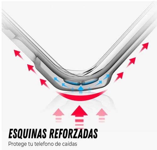 Funda Acrigel Transparente con Esquinas Reforzadas más Mica de Cristal Gratis para Samsung A12