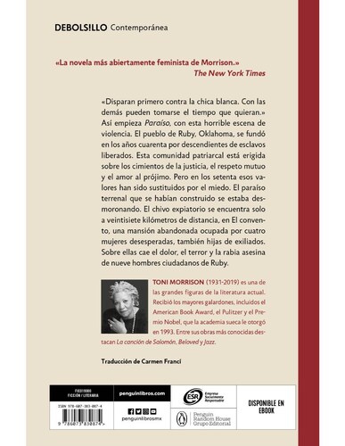 Paraíso de Toni Morrison Libro
