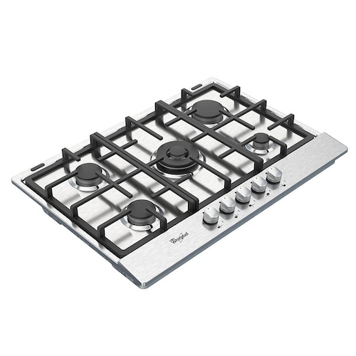 Parrilla De Gas Whirlpool 5 Quemadores Gris Acero Inoxidable WP3050S