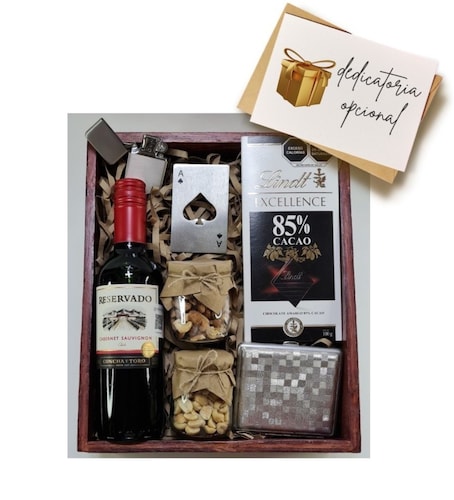 Arcón Regalo Vino Reservado Concha Y Toro Gourmet 