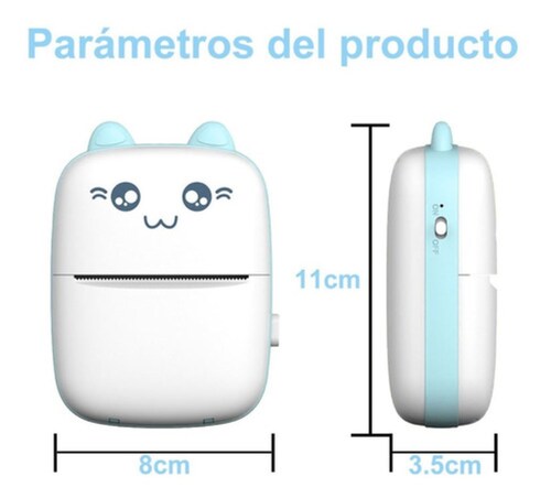 Impresora Fotografias Mini Portátil Térmica Bluetooth 10 Rol