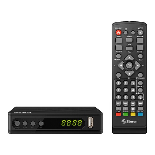 Decodificador de TV digital para canales HD 208-900 