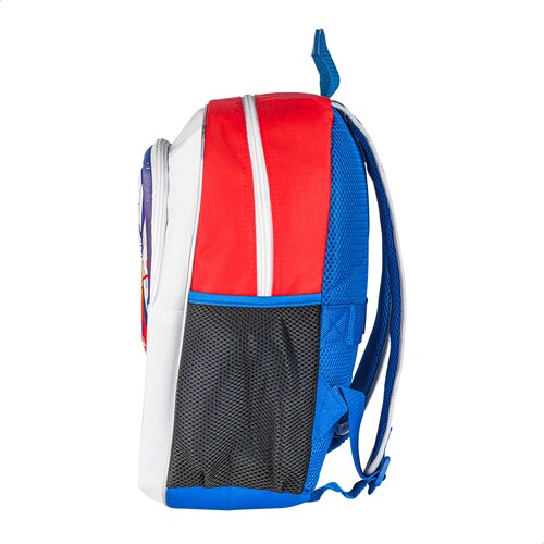 TechZone Mochila Escolar NASA Edición Cohete Termoformado 3D, 2 Amplios compartimentos y bolsas laterales de malla.