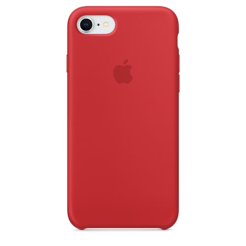 Cool Funda Silicona Rojo para iPhone 7 Plus / iPhone 8 Plus