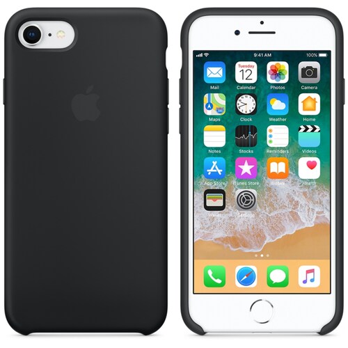 Funda de Silicon iPhone 8 / iPhone 7 - Negro