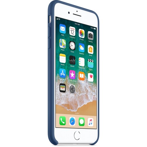 Funda de Silicon iPhone 8 Plus / iPhone 7 Plus - Azul Cobalto