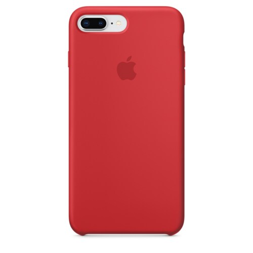 Funda de Silicon iPhone 8 Plus / iPhone 7 Plus - Rojo