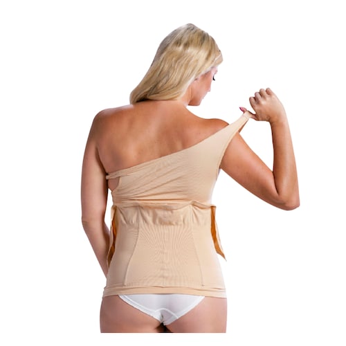 Faja cinturilla moldeadora completa, realza busto, control en laterales, cintura y espalda, mejora Postura Passion Wear Slim Compressión Ajustable.