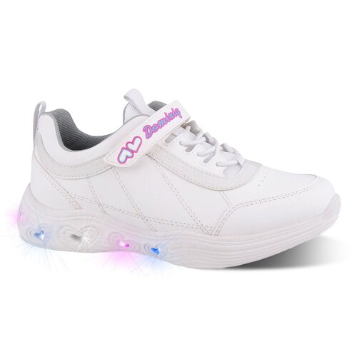 Tenis Con Luces Para Niña Marca Dominiq Modelo 2544.