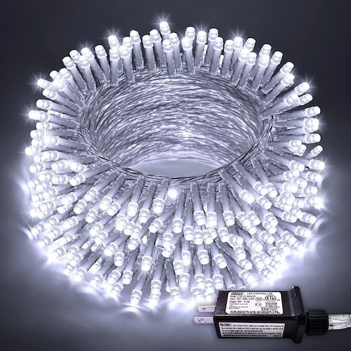 50m Serie Luces Led Impermeable Bodas Jardín Vintage Blanco frio