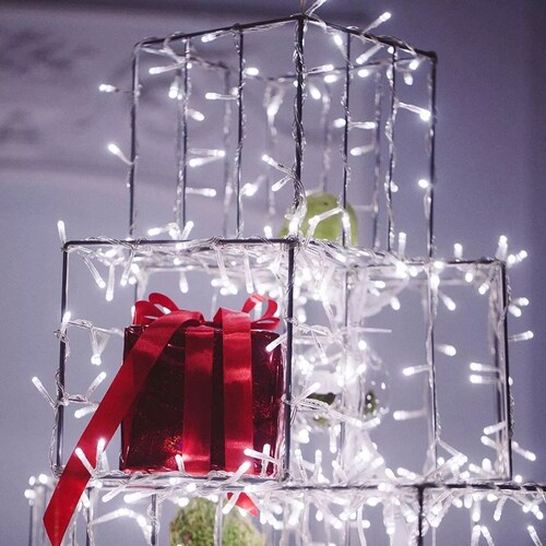 50m Serie Luces Led Impermeable Bodas Jardín Vintage Blanco frio