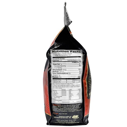 Gold Standar 100% Whey 10Lbs (146 serv) sabor vainilla 