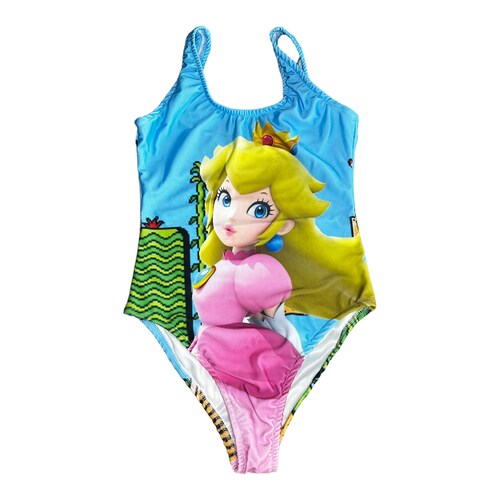 Duo Traje De Baño Pareja Mario Bros Y Princesa