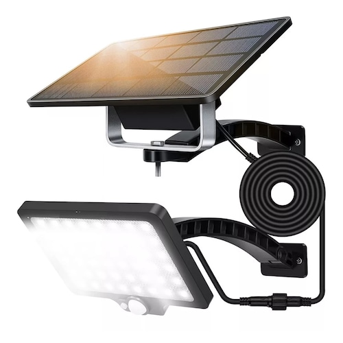 Luz Solar Exterior Lámpara Con Sensor Para Jardín Pared