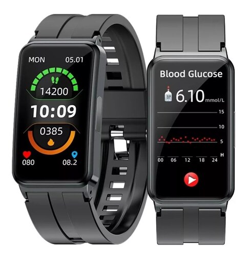 Smart Watch Fralugio Ep01 Mide Glucosa Ecg Hr Bp Bpo2