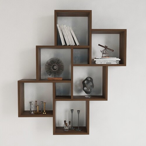Repisa Flotante Minimalista 6 Cubos Durango