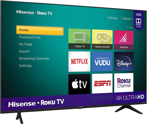 Pantalla combo Hisense 58A6GR UHD 58" pulgadas HDR 4K Smart TV Roku Led + Repetidor Xiaomi 