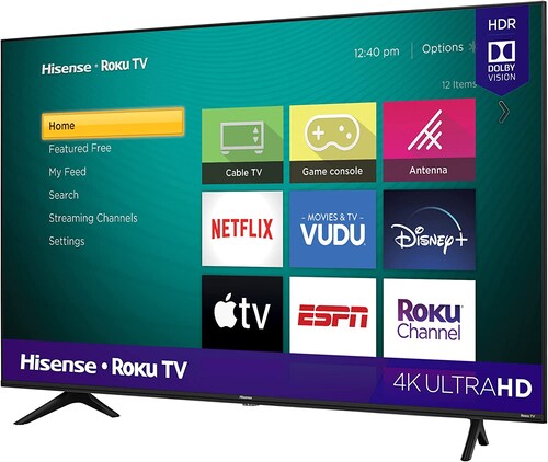 Pantalla combo Hisense 58A6GR UHD 58" pulgadas HDR 4K Smart TV Roku Led + Repetidor Xiaomi 