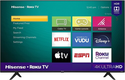 Pantalla combo Hisense 58A6GR UHD 58" pulgadas HDR 4K Smart TV Roku Led + Repetidor Xiaomi 