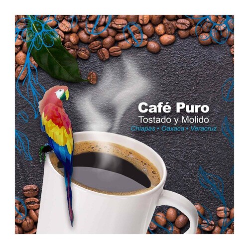 MEMBERS MARK CAFE EN GRANO PURO TOSTADO Y MOLIDO / WHOLE BEAN COFFEE - 1  KILO 