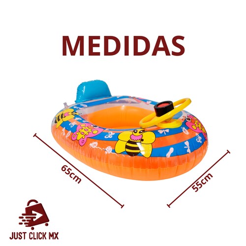 Flotador Inflable Salvavidas Carrito De Abejita Infantil.