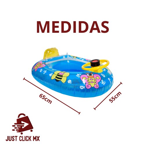 Flotador Inflable Salvavidas Carrito De Abejita Infantil.