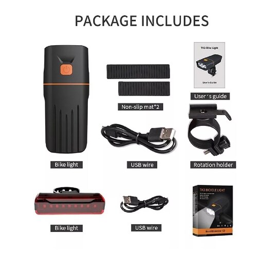 Lámpara Led L2 Recargable 1000 Lm Impermeable Para Bicicleta